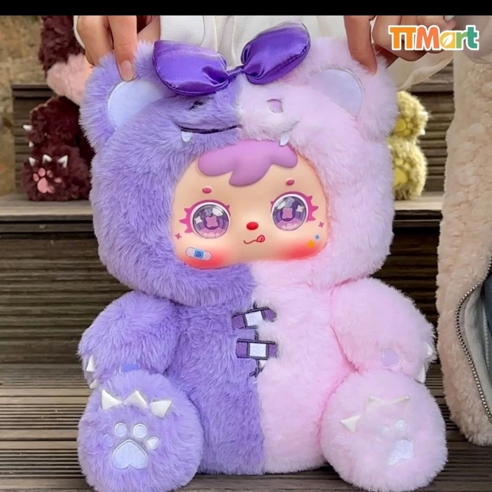 Baby Three Samuel 400% Bear Critical Hit Plush (Snuggle Bear Card confirmed) - Picture 3 of 3